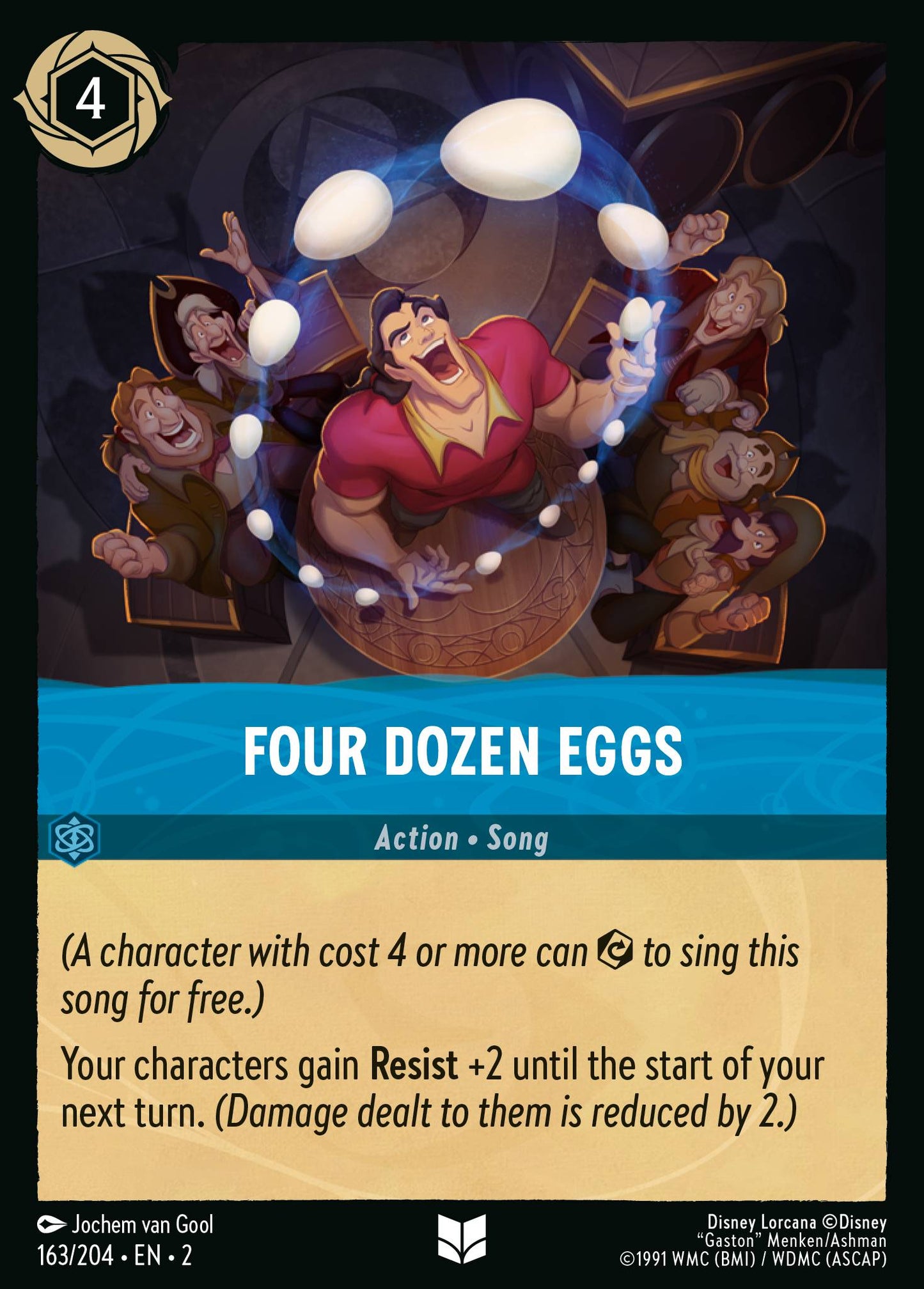 Four Dozen Eggs - Uncommon Normal Disney Lorcana card from Rise of the Floodborn