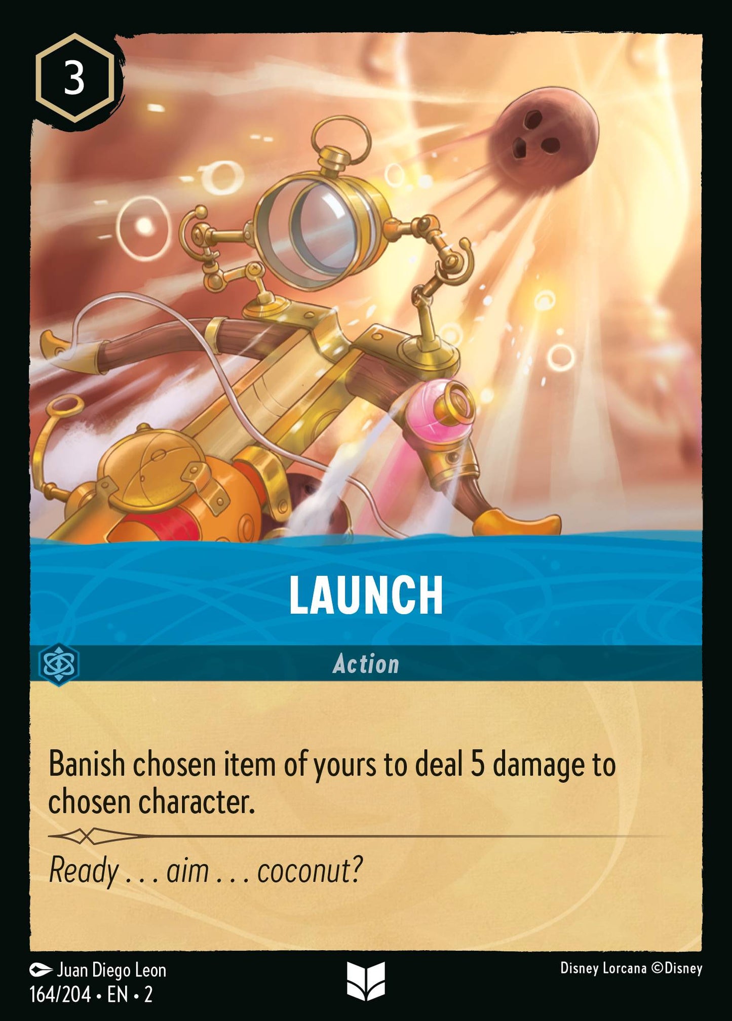 Launch - Uncommon Normal Disney Lorcana card from Rise of the Floodborn