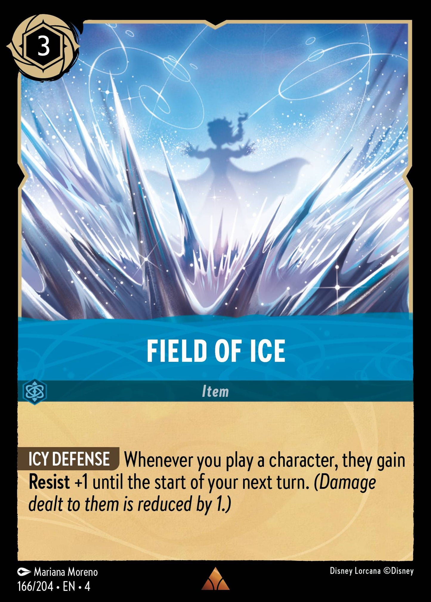 Field of Ice - Rare Normal Disney Lorcana card from Ursula's Return