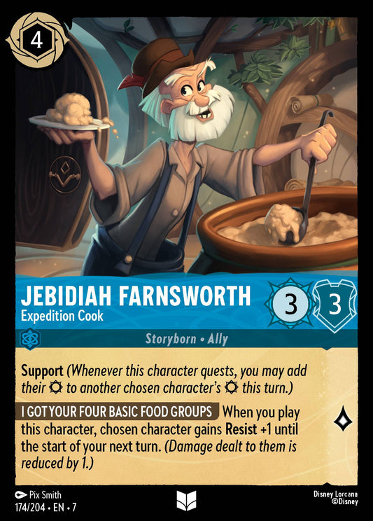 Jebidiah Farnsworth - Expedition Cook