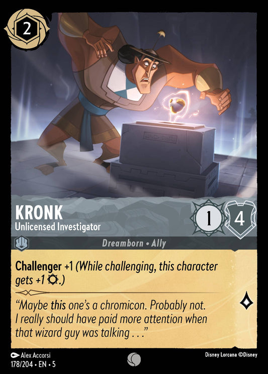 Kronk - Unlicensed Investigator