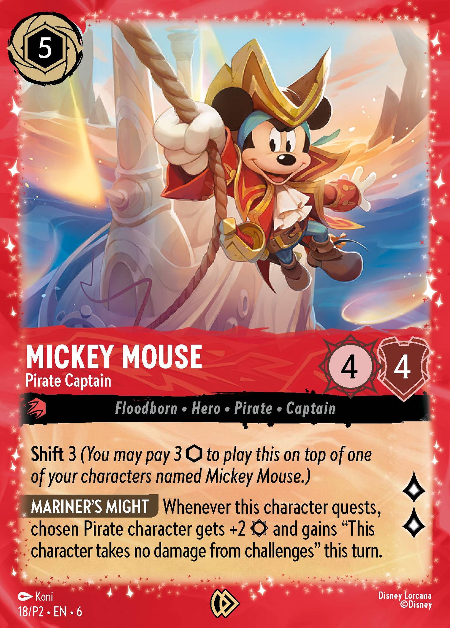 Mickey Mouse - Pirate Captain - Pirate Captain