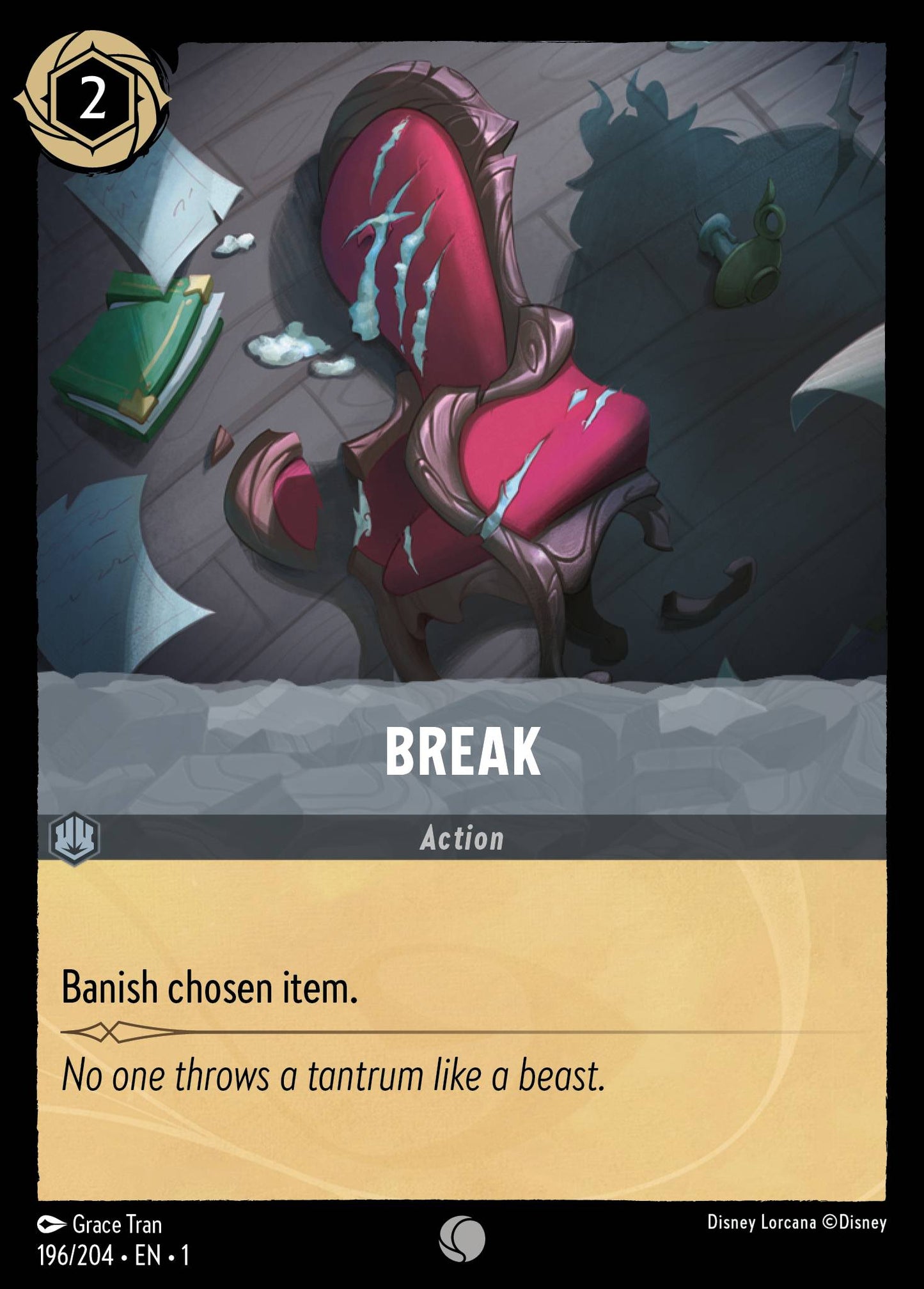 Break - Common Normal Disney Lorcana card from The First Chapter