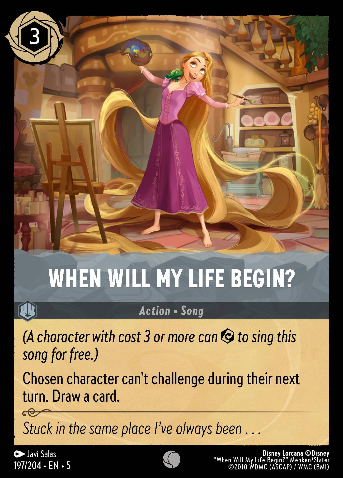 When Will My Life Begin? - Common Normal Disney Lorcana card from Shimmering Skies