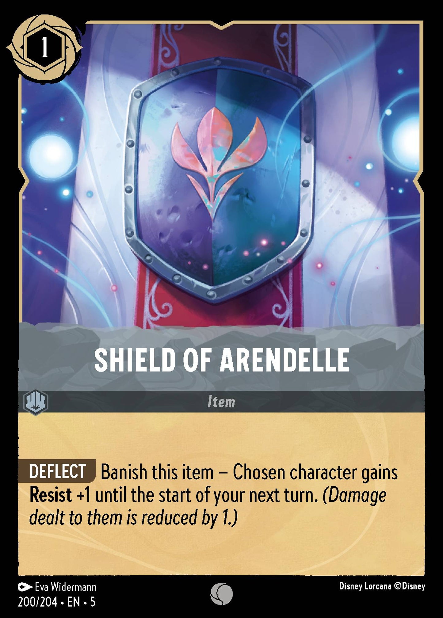 Shield of Arendelle - Common Normal Disney Lorcana card from Shimmering Skies