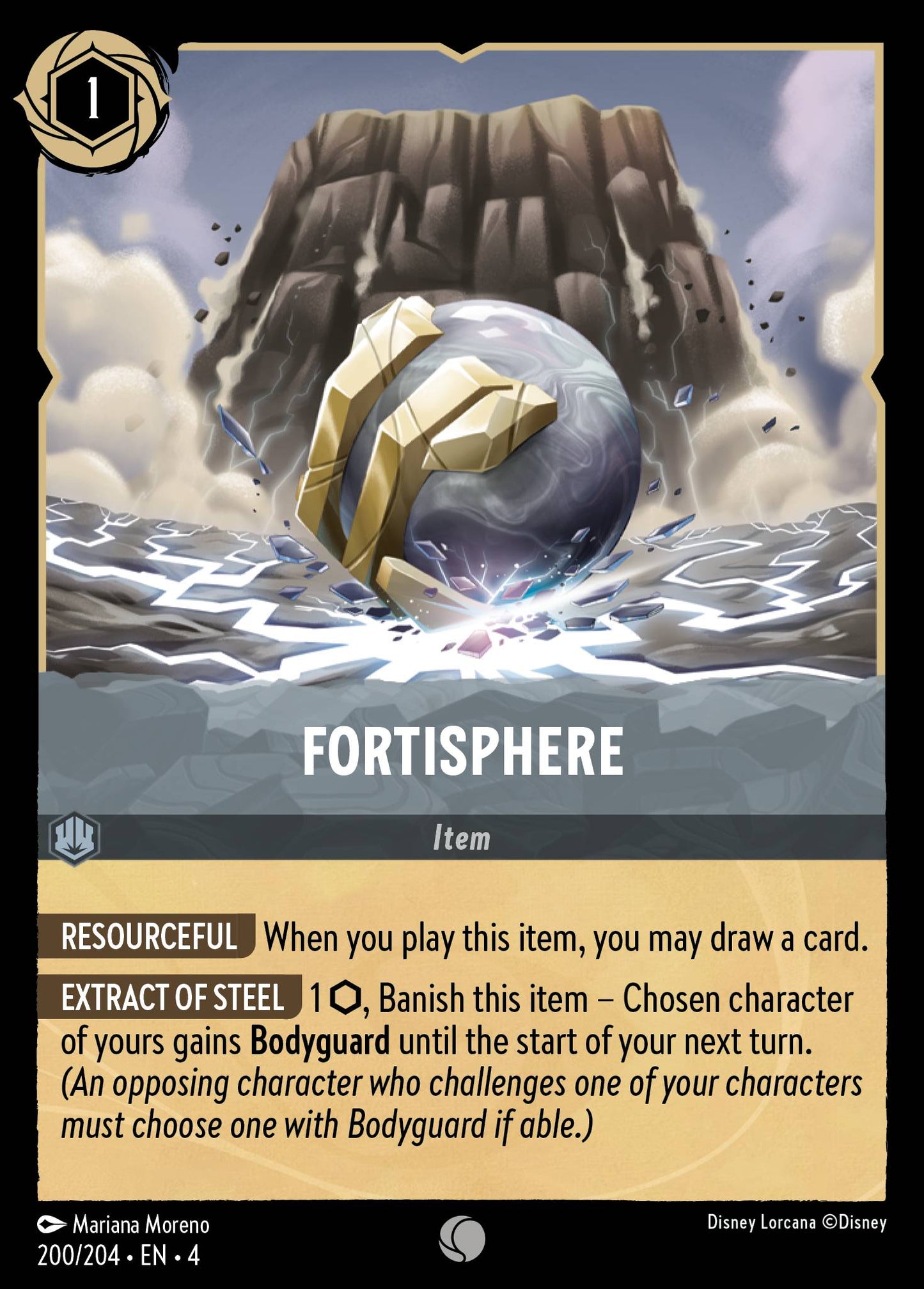 Fortisphere - Common Normal Disney Lorcana card from Ursula's Return