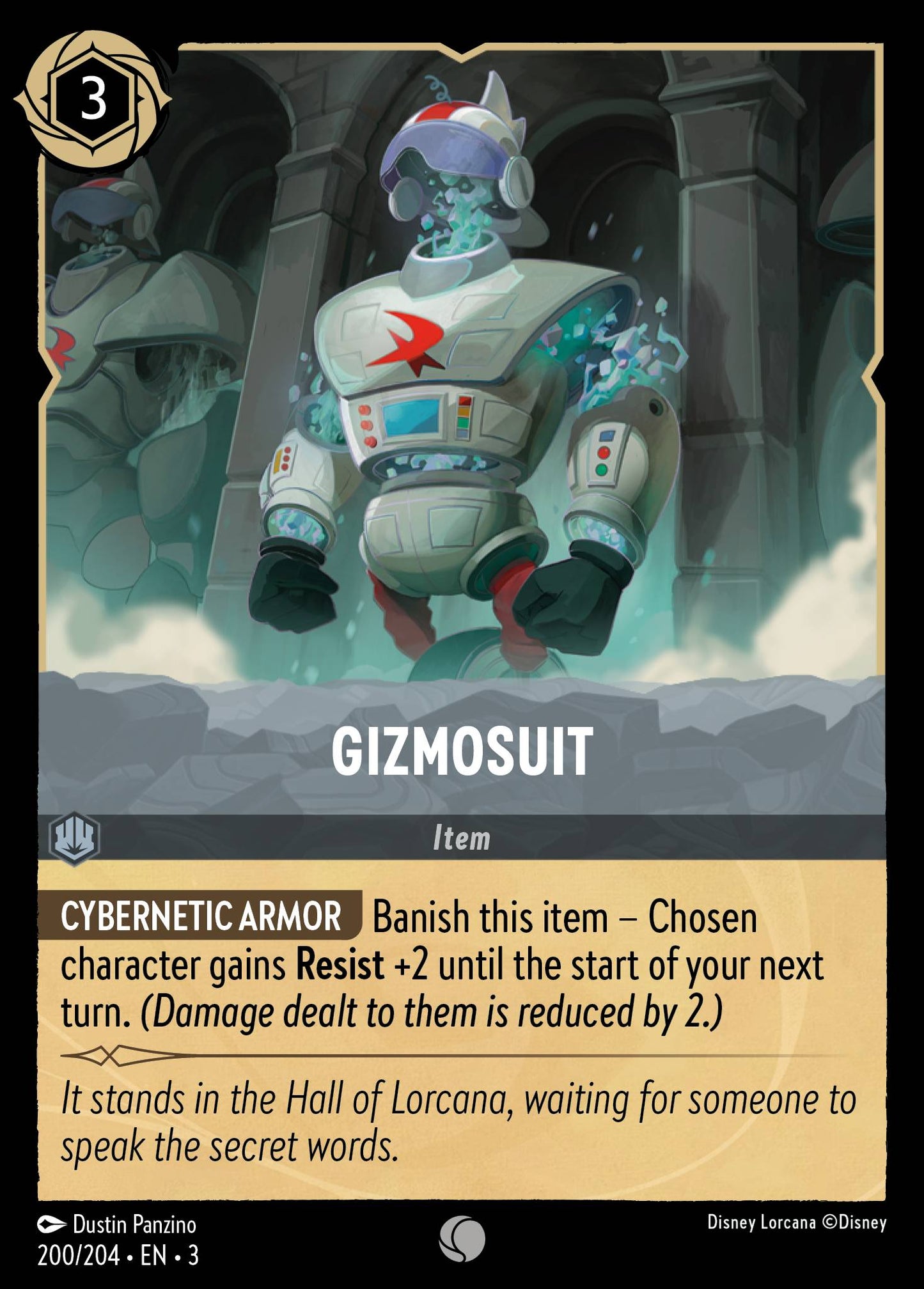 Gizmosuit - Common Normal Disney Lorcana card from Into the Inklands