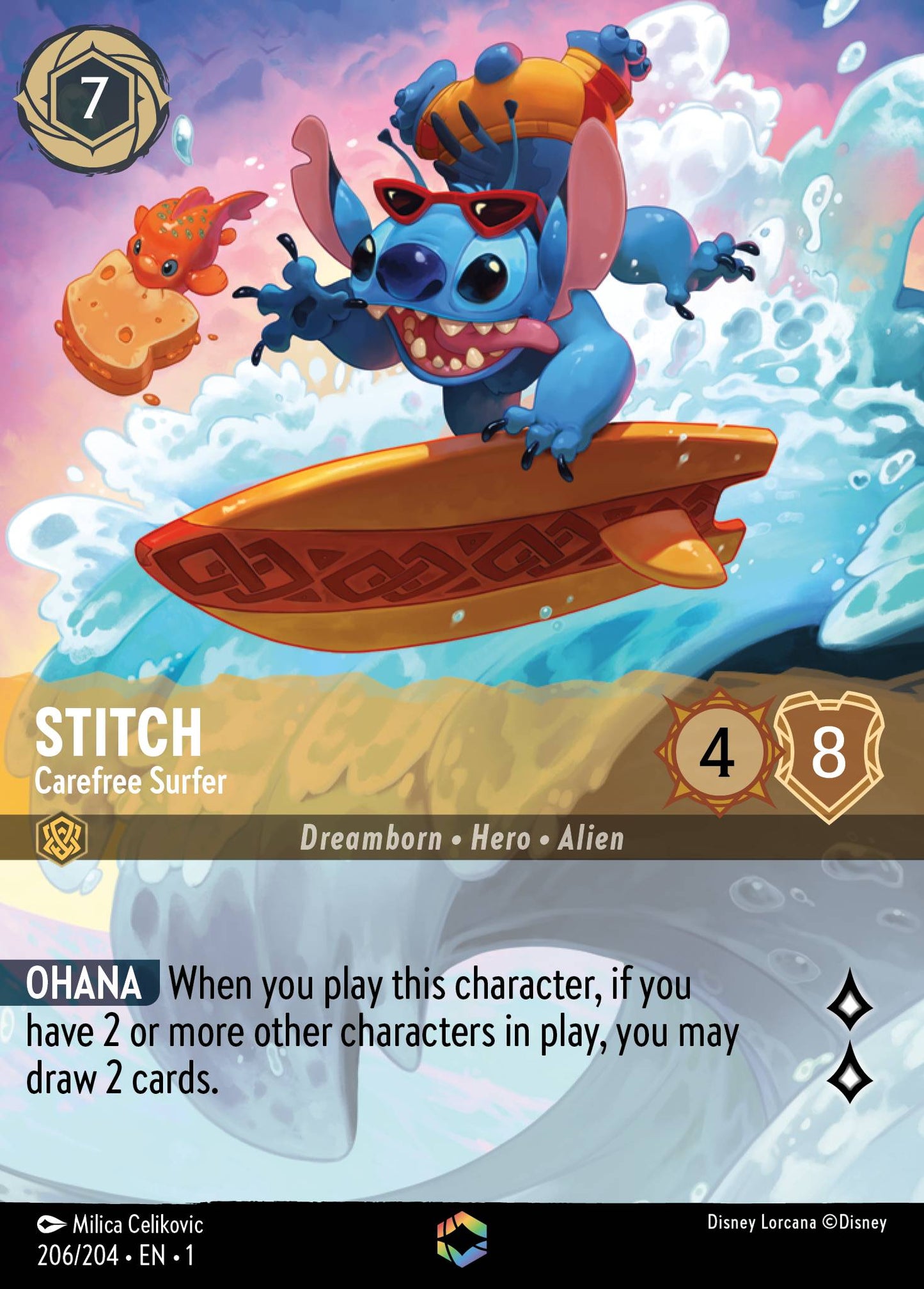 Stitch - Carefree Surfer