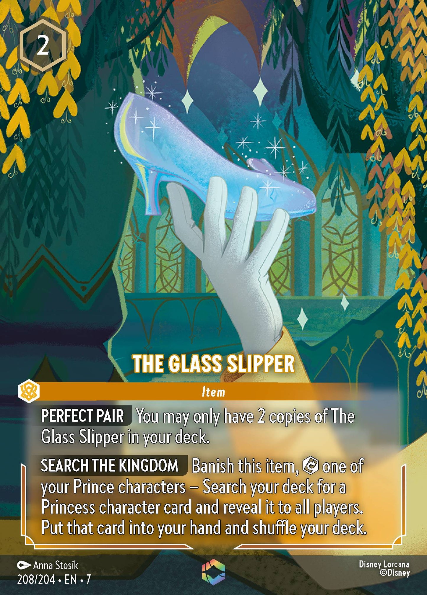 The Glass Slipper (Enchanted) - Holofoil