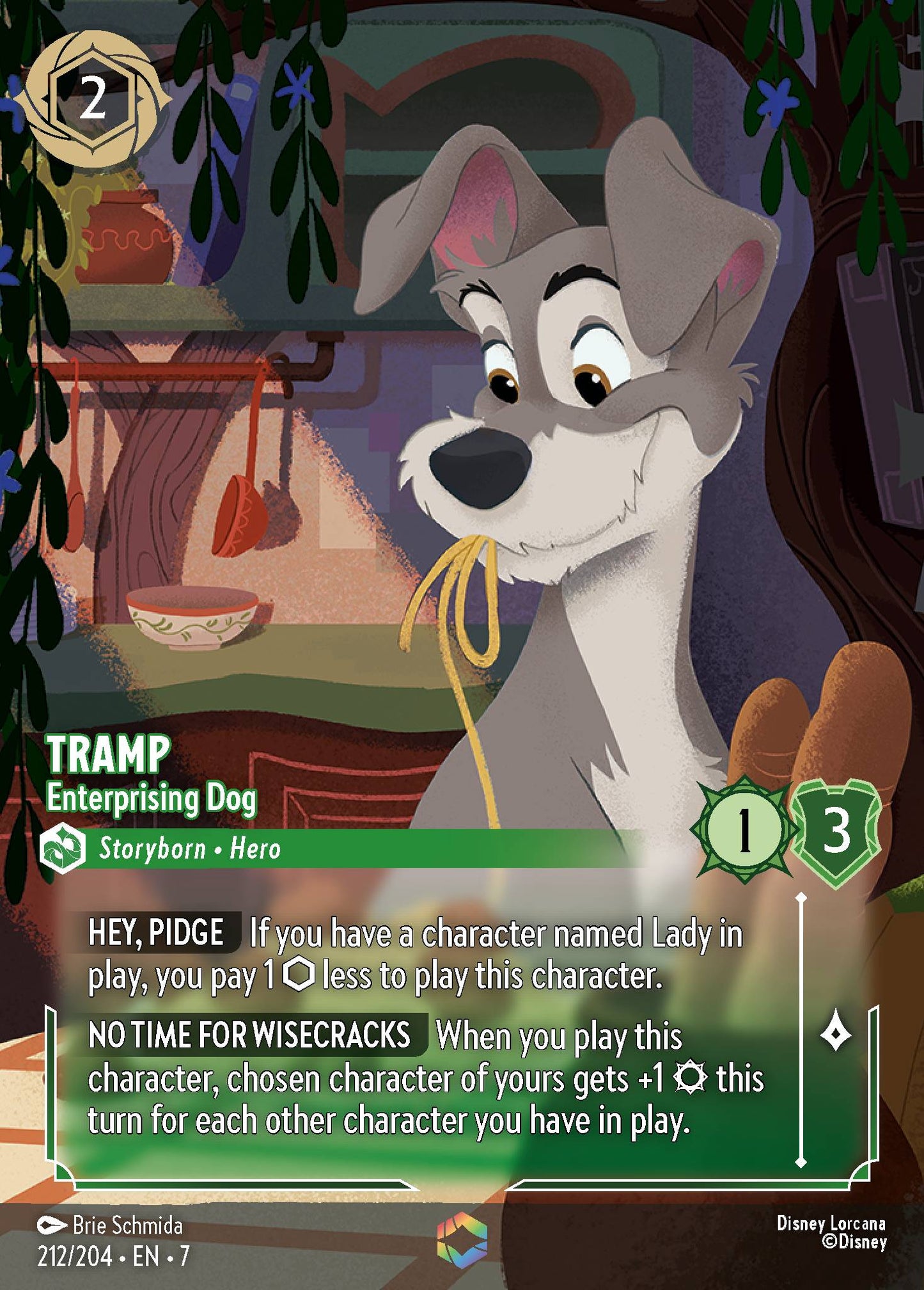 Tramp - Enterprising Dog (Enchanted) - Holofoil