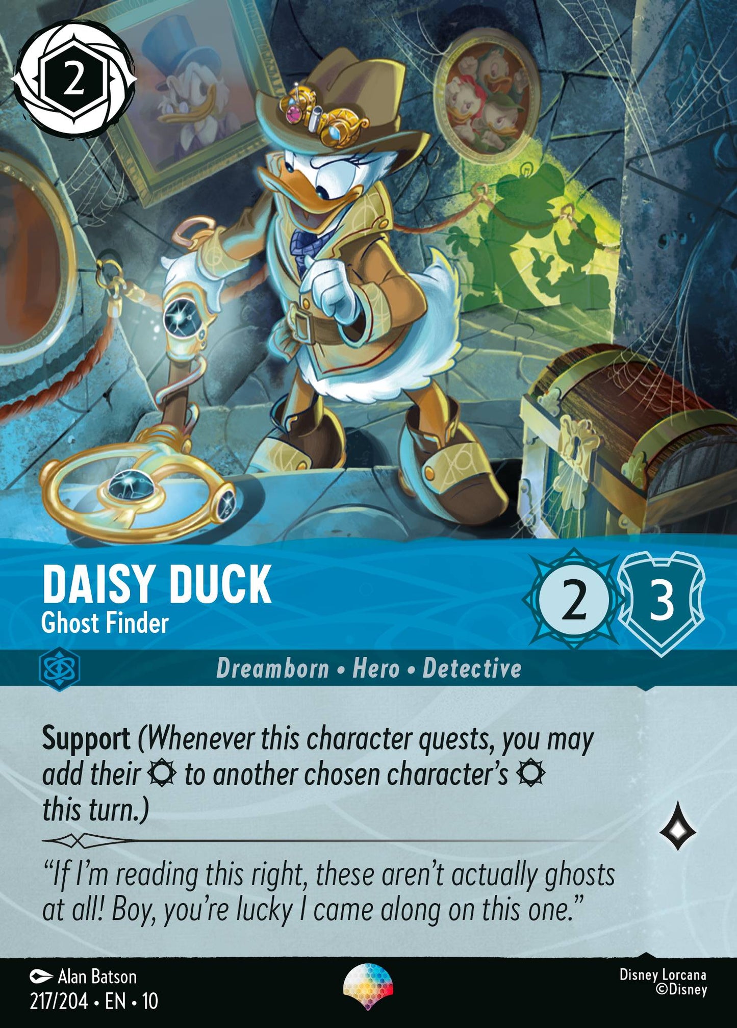 Daisy Duck - Ghost Finder (Epic) - Holofoil