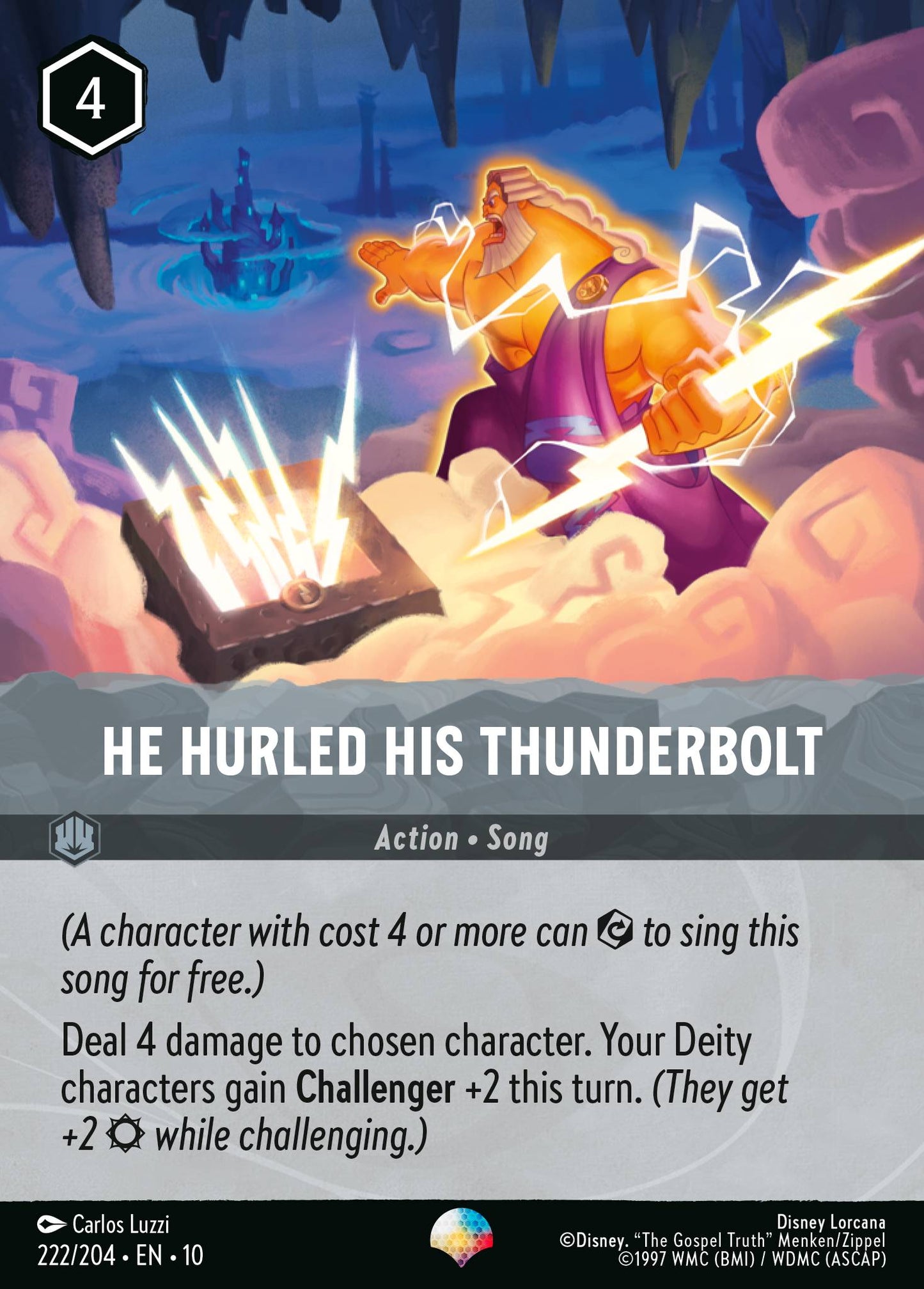 He Hurled His Thunderbolt (Epic) - Holofoil