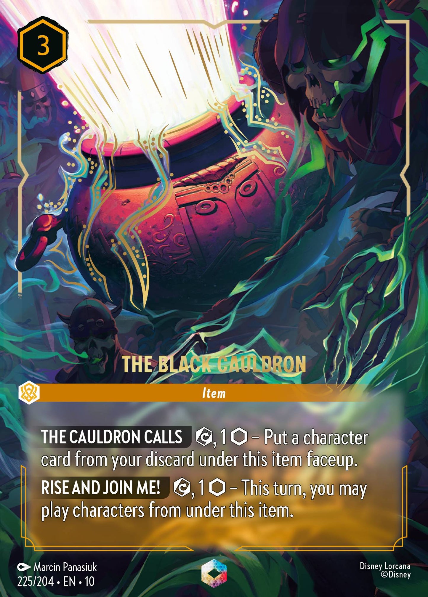 The Black Cauldron (Enchanted) - Holofoil