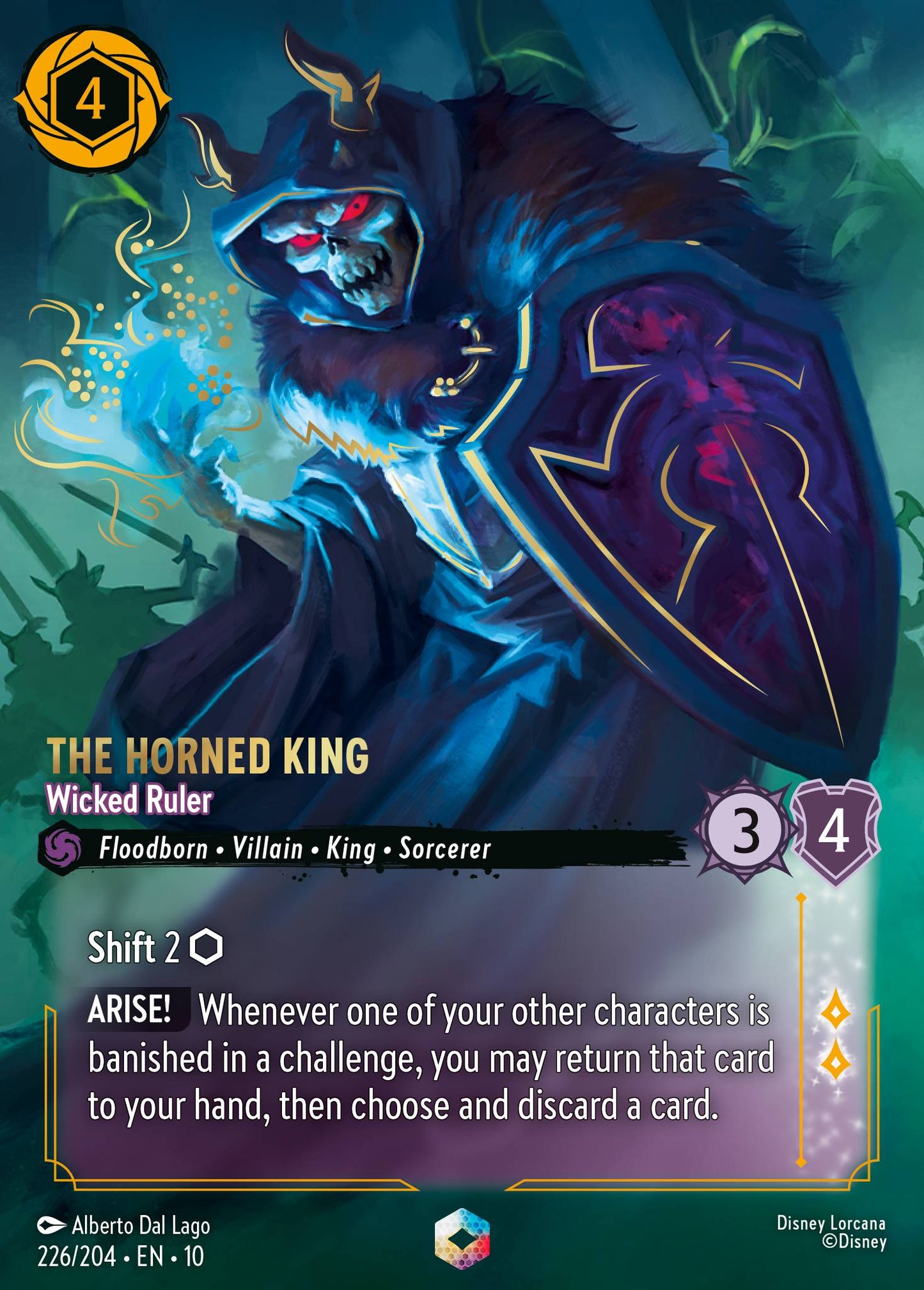 The Horned King - Wicked Ruler (Enchanted) - Holofoil