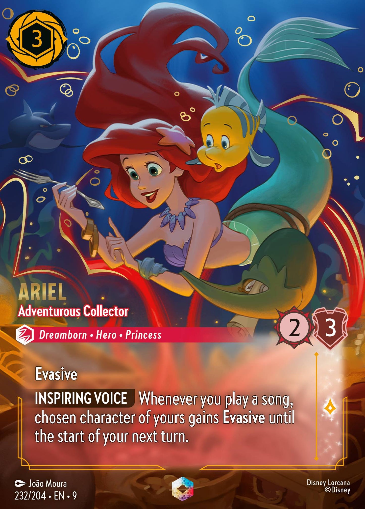 Ariel - Adventurous Collector (Enchanted) - Holofoil
