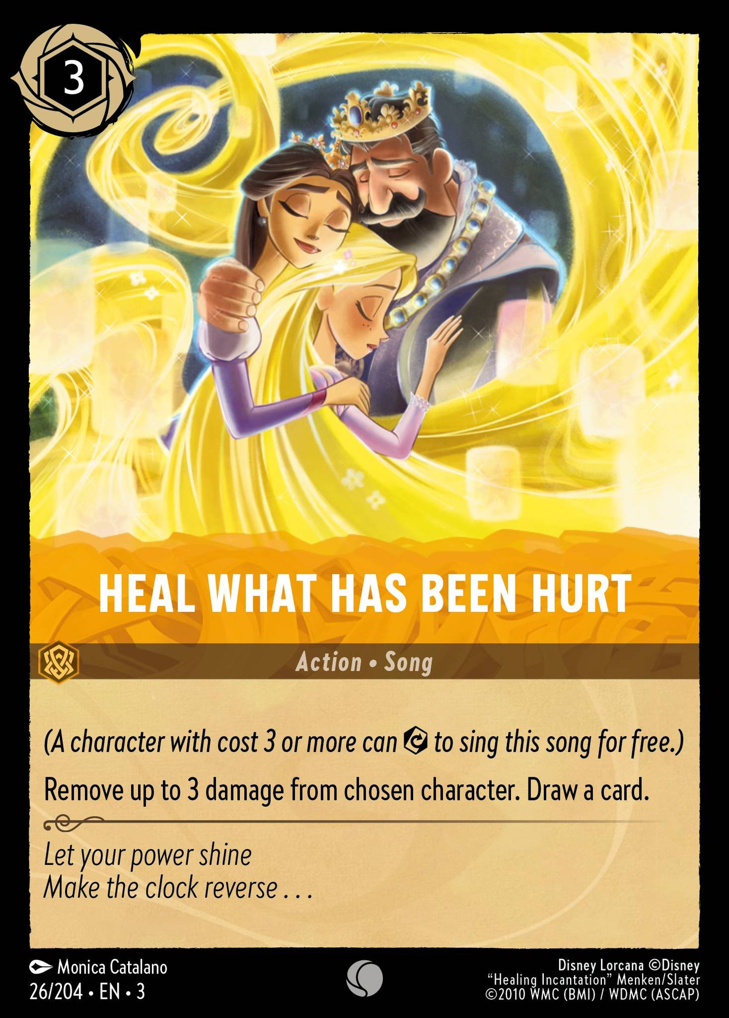 Heal What Has Been Hurt - Common Normal Disney Lorcana card from Into the Inklands
