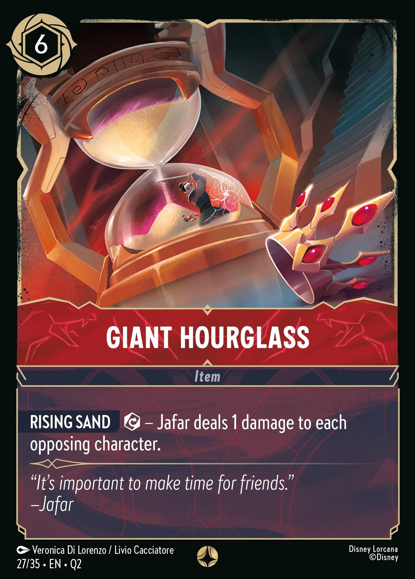 Giant Hourglass - Special Normal Disney Lorcana card from Unknown Set