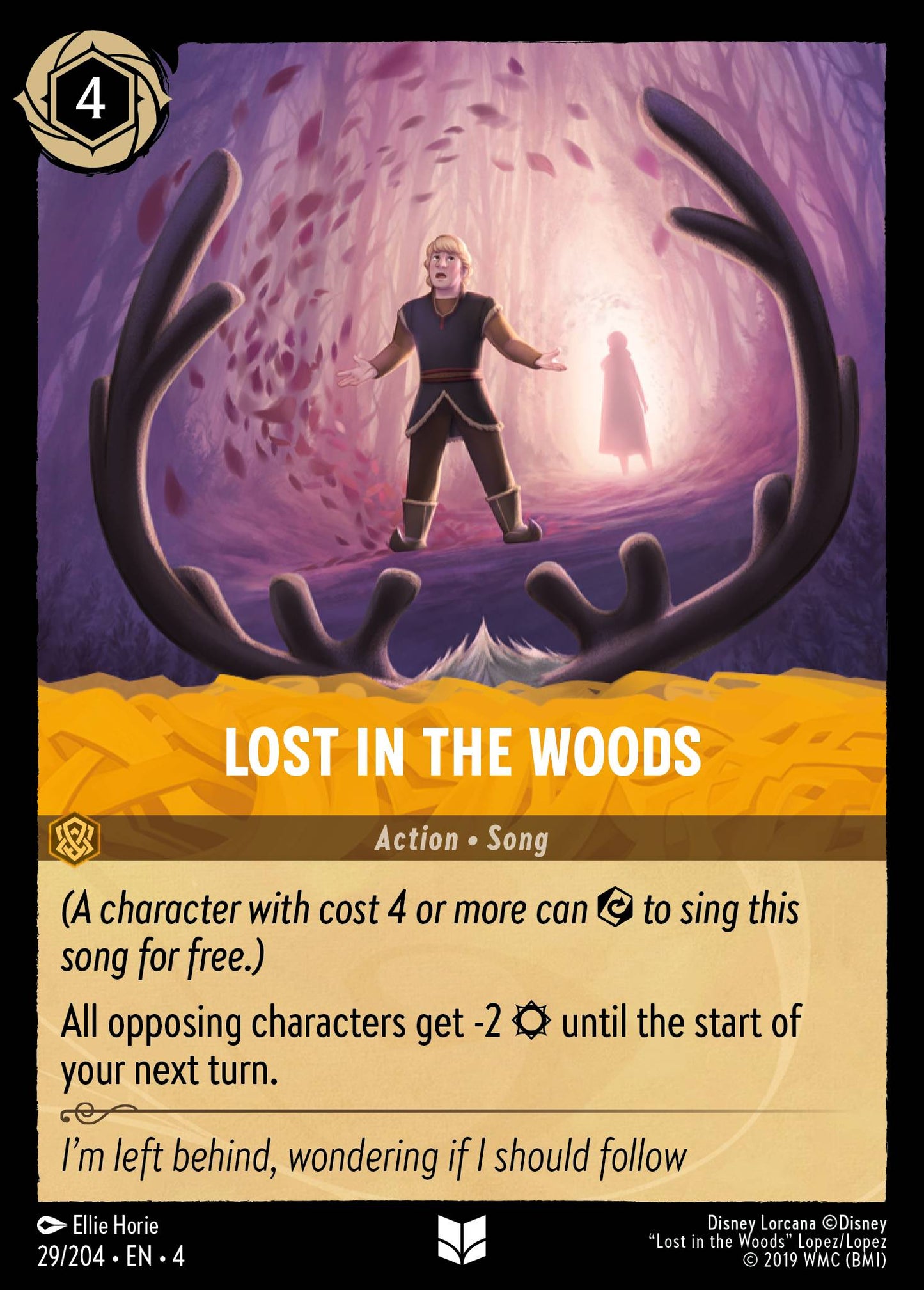 Lost in the Woods - Uncommon Normal Disney Lorcana card from Ursula's Return