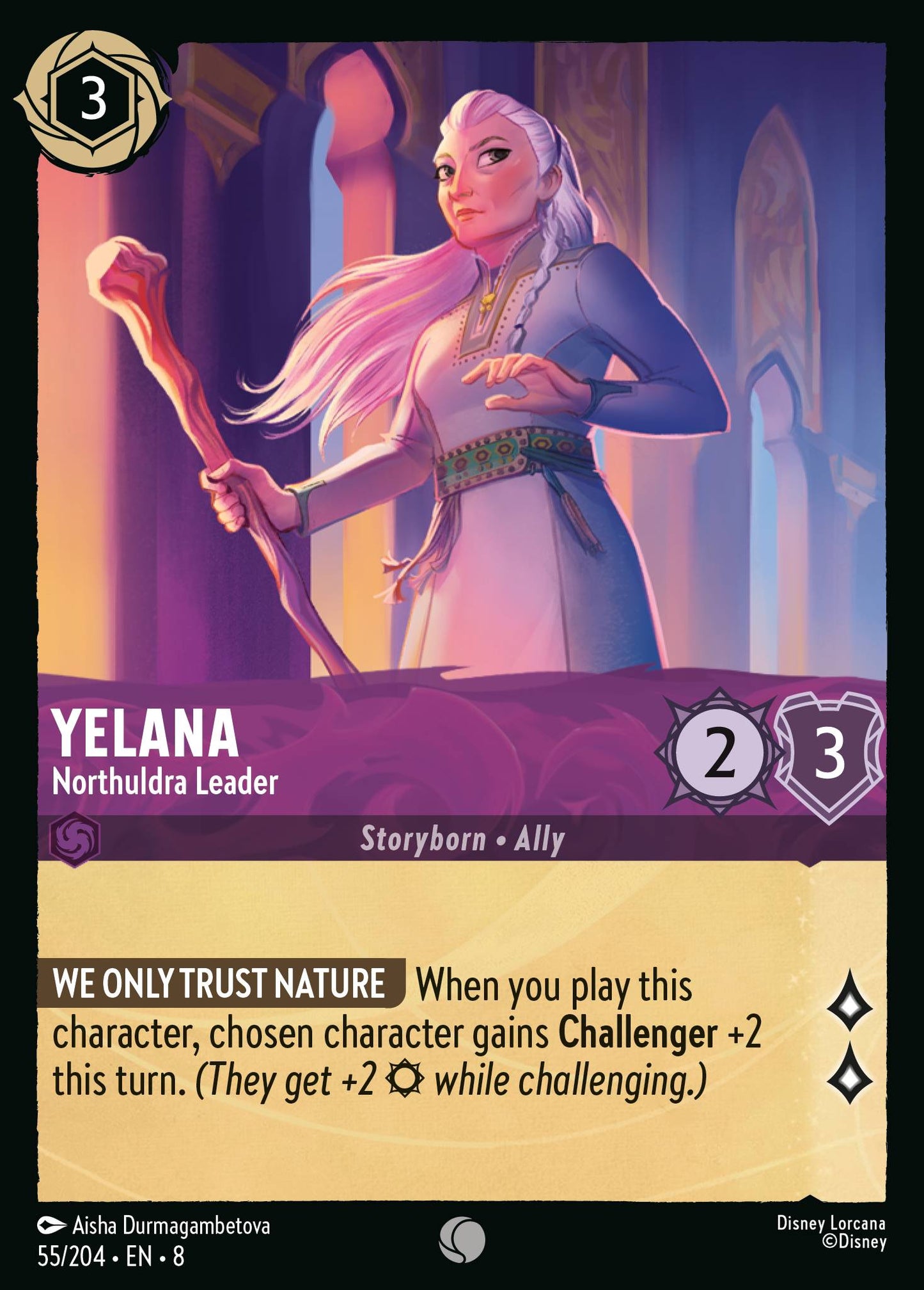 Yelana - Northuldra Leader - Common Normal Disney Lorcana card from The Reign of Jafar