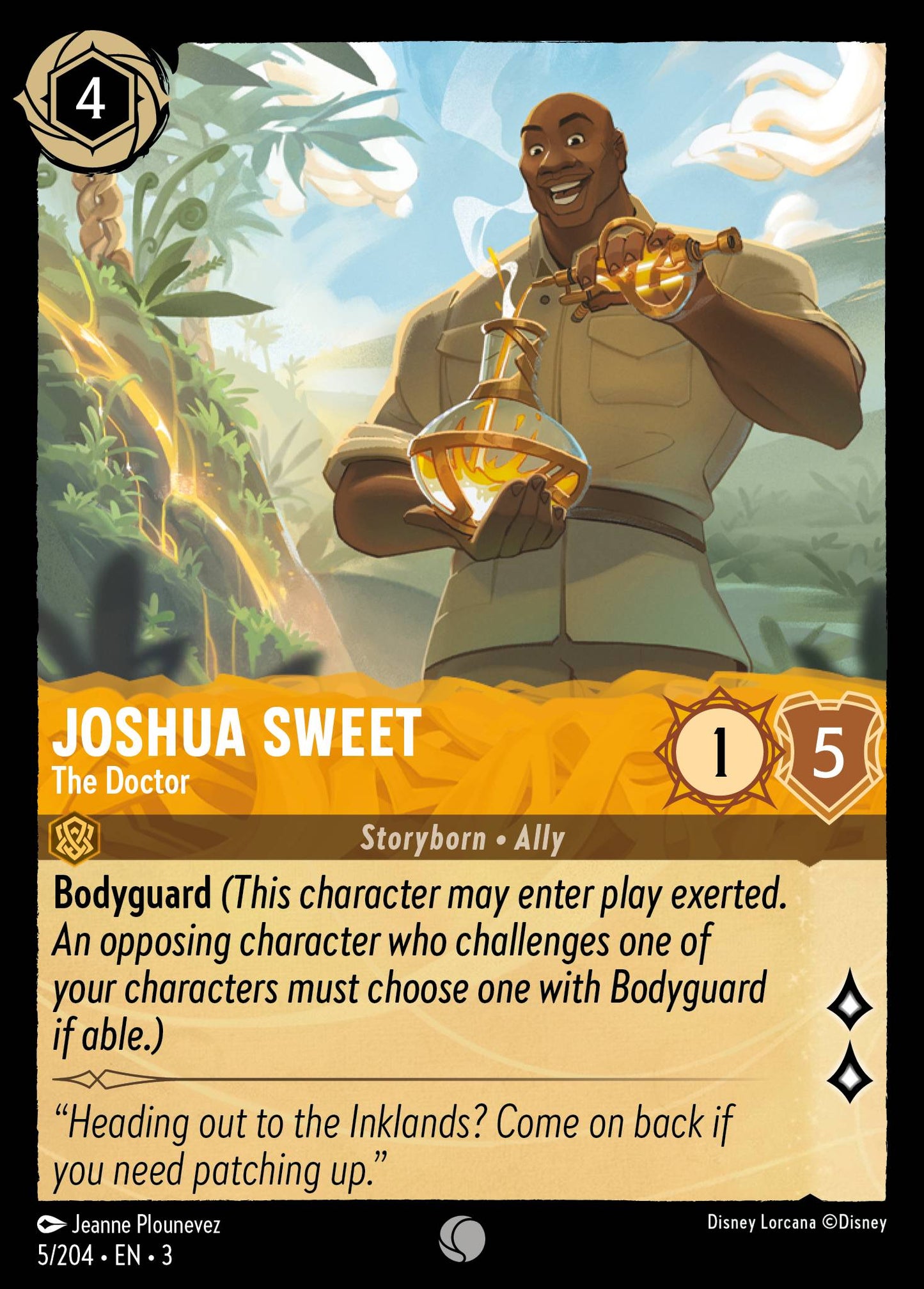 Joshua Sweet - The Doctor - Common Normal Disney Lorcana card from Into the Inklands