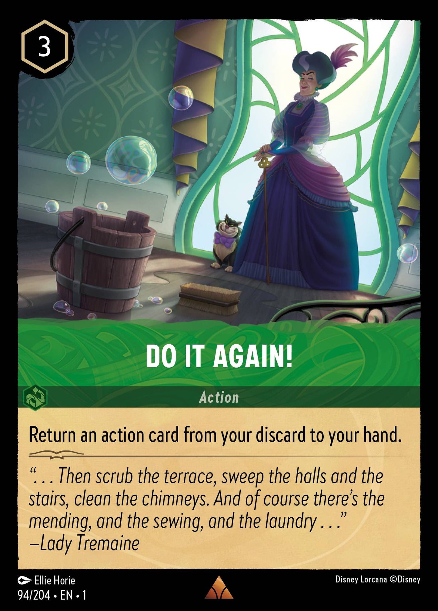 Do It Again! - Rare Normal Disney Lorcana card from The First Chapter