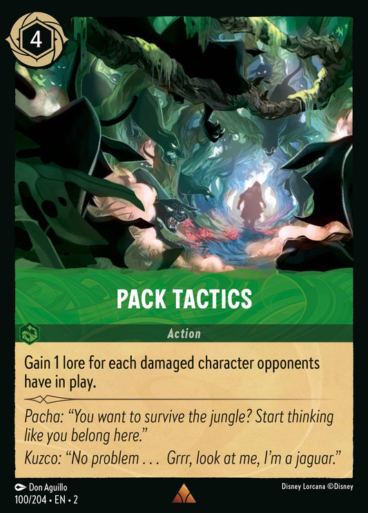 Pack Tactics - Rare Normal Disney Lorcana card from Rise of the Floodborn