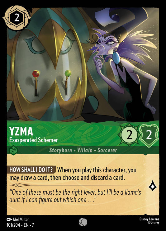 Yzma - Exasperated Schemer - Common Normal Disney Lorcana card from Archazia's Island