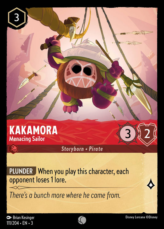 Kakamora - Menacing Sailor - Common Normal Disney Lorcana card from Into the Inklands
