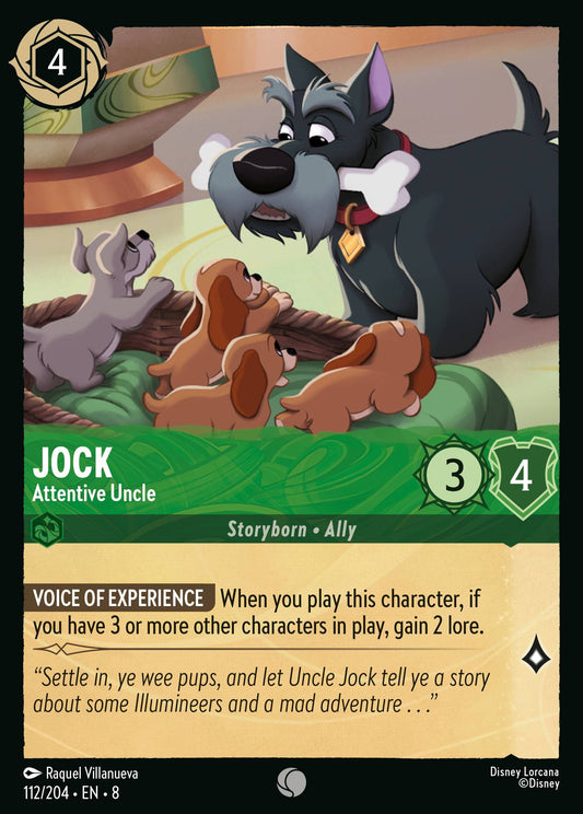 Jock - Attentive Uncle - Common Normal Disney Lorcana card from The Reign of Jafar