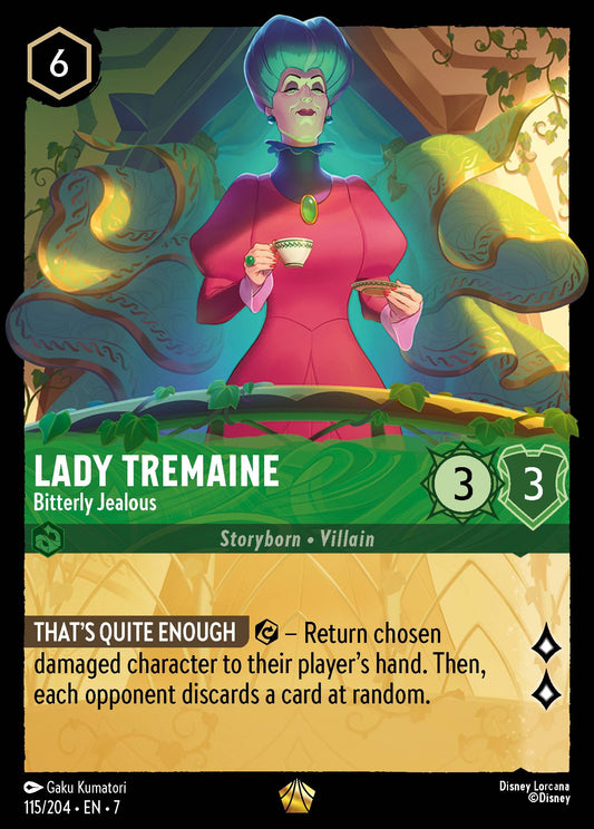 Lady Tremaine - Bitterly Jealous - Legendary Normal Disney Lorcana card from Archazia's Island