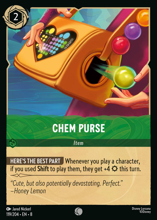 Chem Purse - Common Normal Disney Lorcana card from The Reign of Jafar