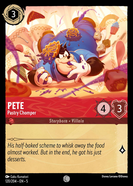 Pete - Pastry Chomper - Common Normal Disney Lorcana card from Shimmering Skies