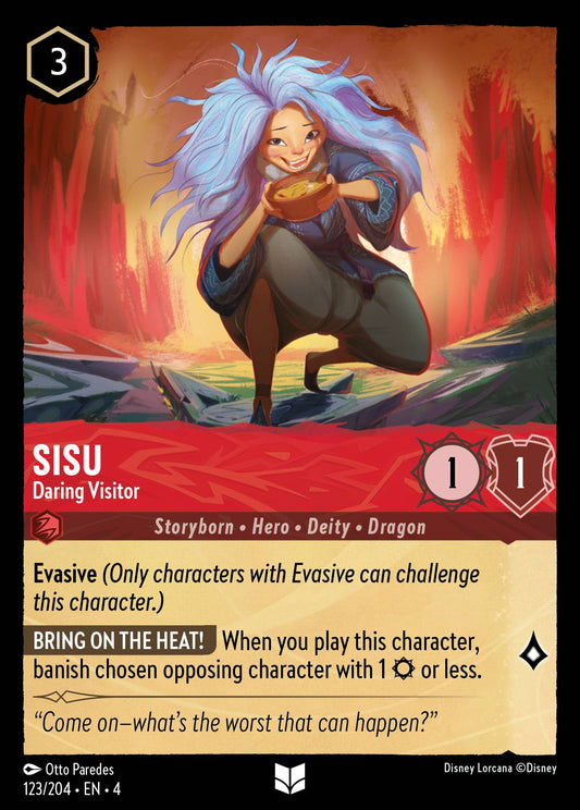 Sisu - Daring Visitor - Uncommon Normal Disney Lorcana card from Ursula's Return