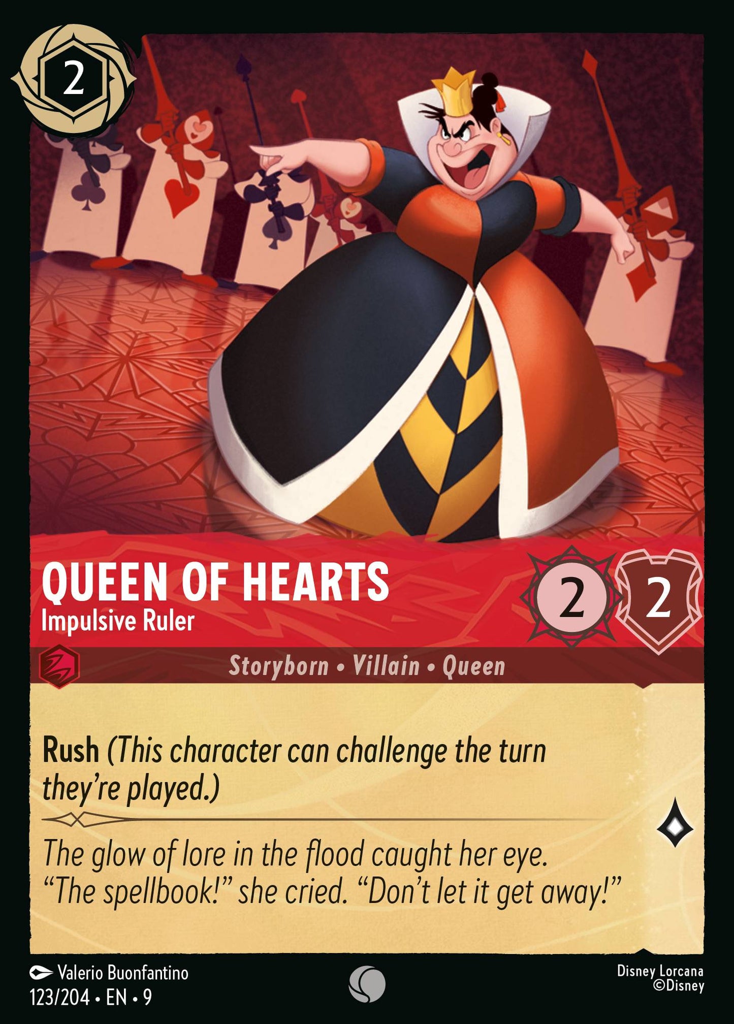 Queen of Hearts - Impulsive Ruler