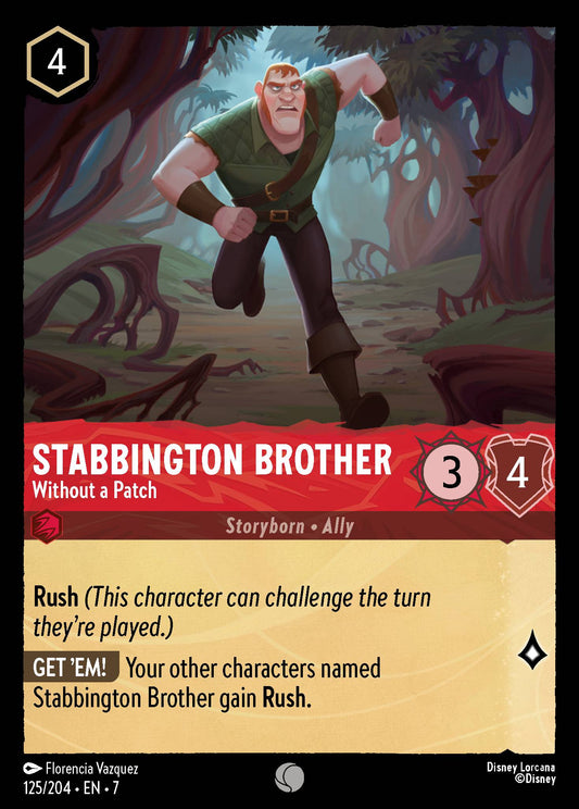 Stabbington Brother - Without a Patch - Common Normal Disney Lorcana card from Archazia's Island