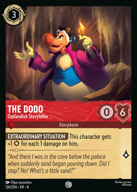 The Dodo - Outlandish Storyteller - Common Normal Disney Lorcana card from The Reign of Jafar