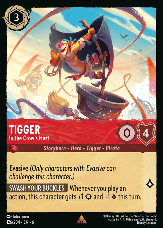 Tigger - In the Crow's Nest