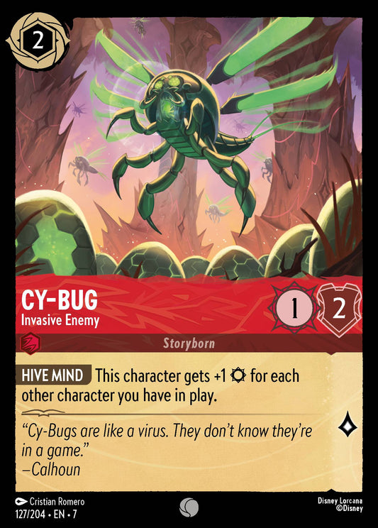 Cy-Bug - Invasive Enemy - Common Normal Disney Lorcana card from Archazia's Island