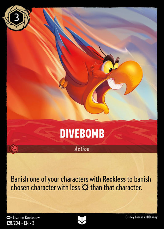 Divebomb - Uncommon Normal Disney Lorcana card from Into the Inklands