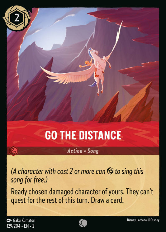 Go the Distance - Common Normal Disney Lorcana card from Rise of the Floodborn