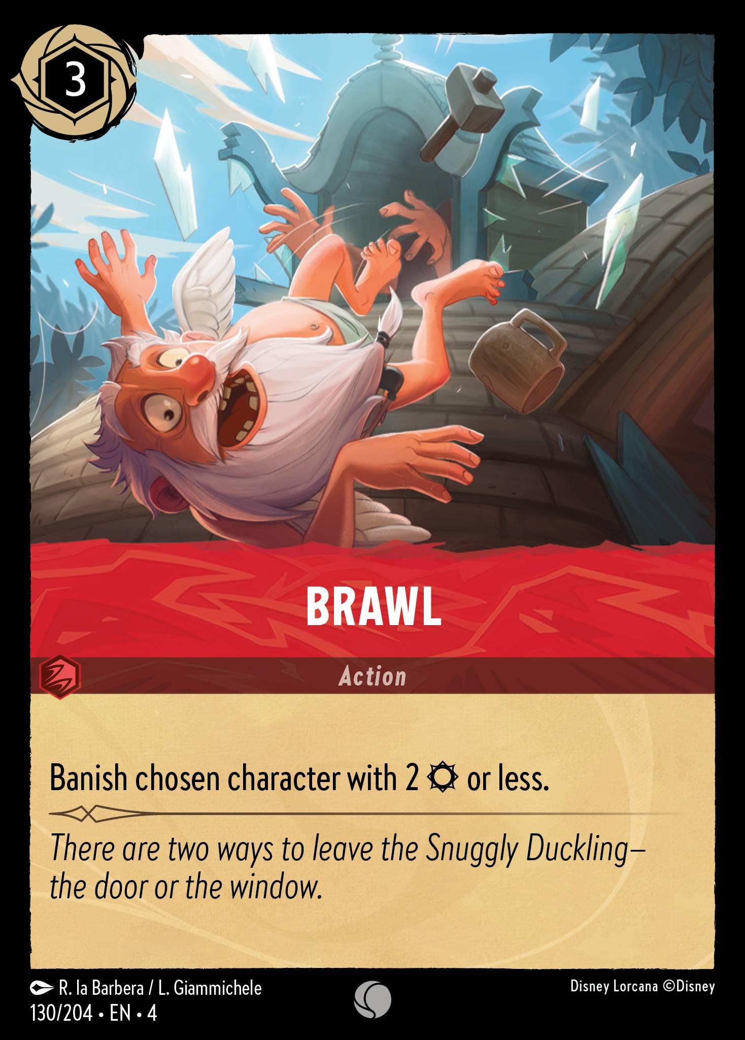 Brawl - Common Normal Disney Lorcana card from Ursula's Return