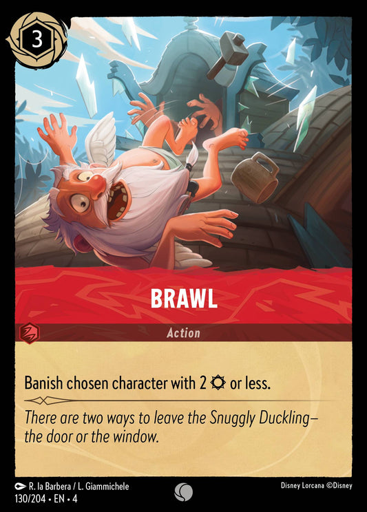 Brawl - Common Normal Disney Lorcana card from Ursula's Return