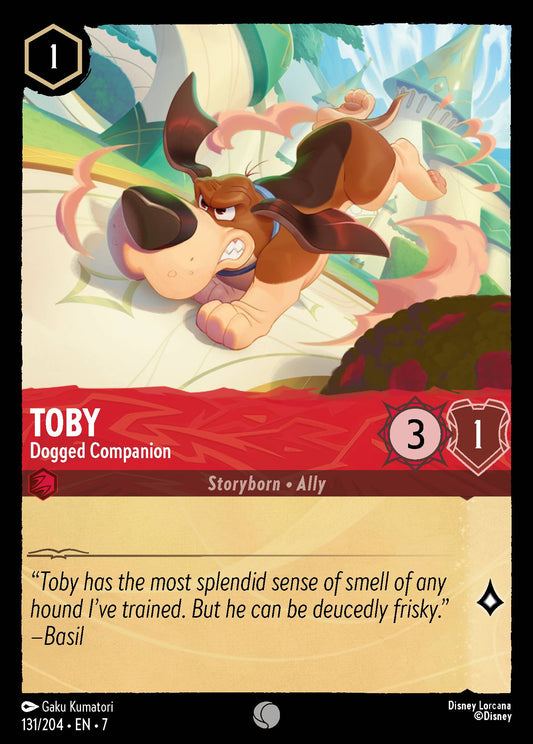 Toby - Dogged Companion - Common Normal Disney Lorcana card from Archazia's Island