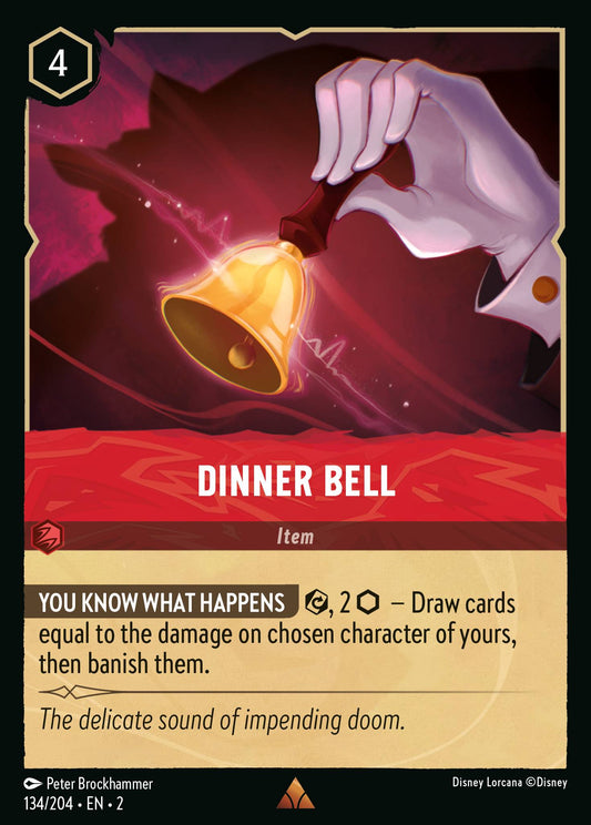 Dinner Bell - Rare Normal Disney Lorcana card from Rise of the Floodborn