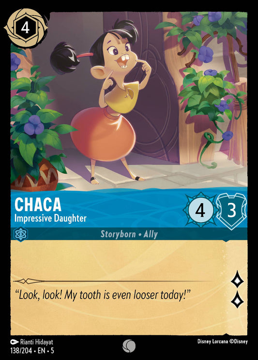 Chaca - Impressive Daughter - Common Normal Disney Lorcana card from Shimmering Skies