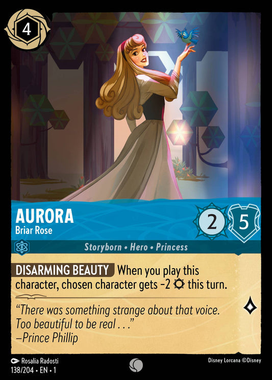 Aurora - Briar Rose - Common Normal Disney Lorcana card from The First Chapter