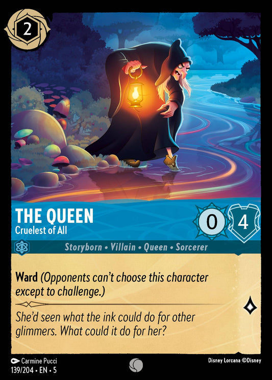 The Queen - Cruelest of All - Common Normal Disney Lorcana card from Shimmering Skies