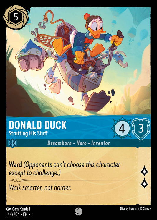 Donald Duck - Strutting His Stuff - Common Normal Disney Lorcana card from The First Chapter