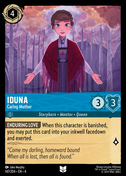 Iduna - Caring Mother - Uncommon Normal Disney Lorcana card from Ursula's Return