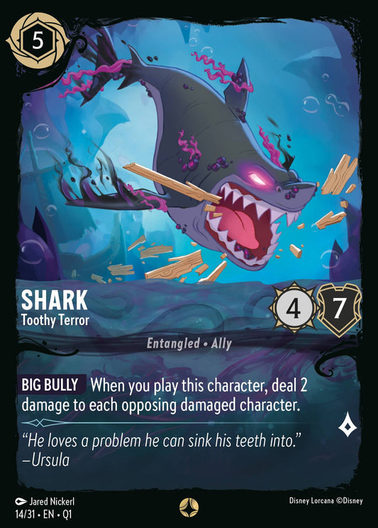 Shark - Toothy Terror - Special Normal Disney Lorcana card from Unknown Set